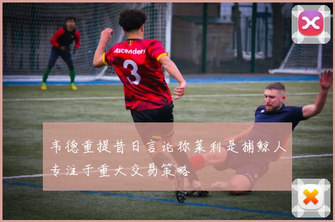 韦德重提昔日言论称莱利是捕鲸人专注于重大交易策略